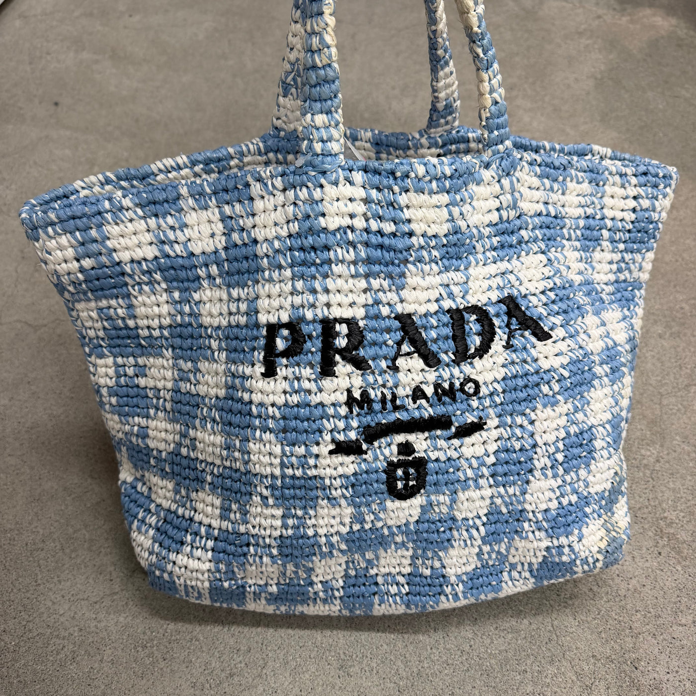 Prada Shopping Raphia