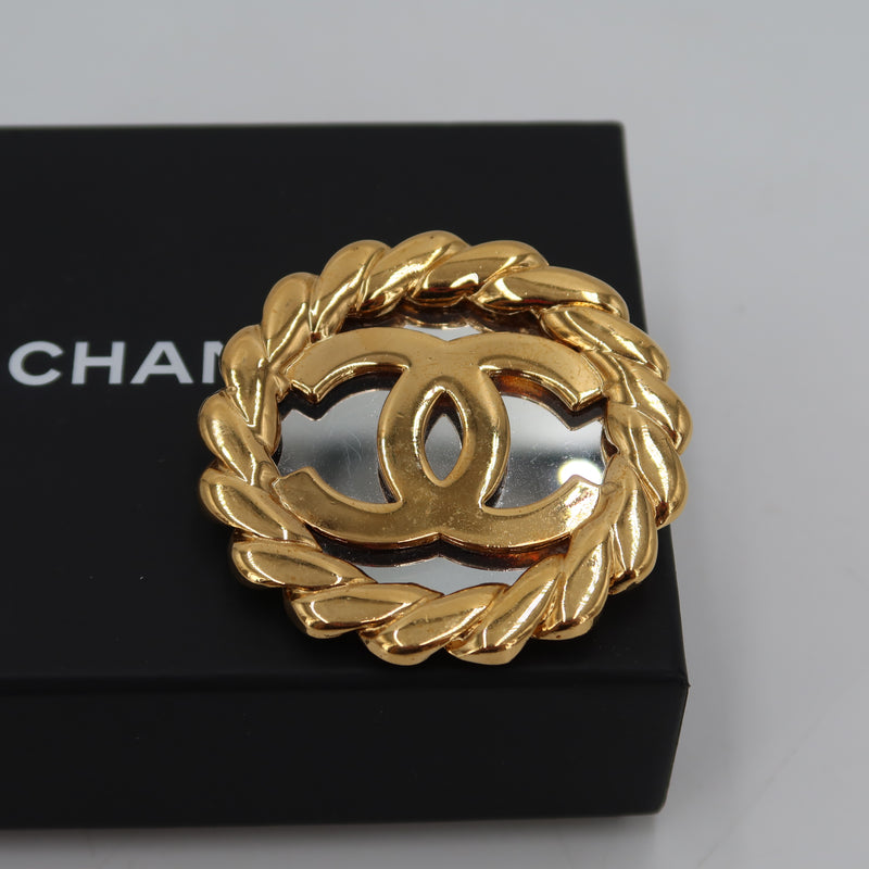 Broche Chanel miroir
