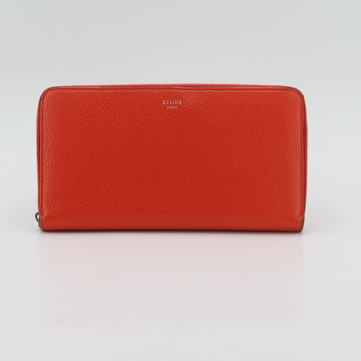 Celine portefeuille long zippé