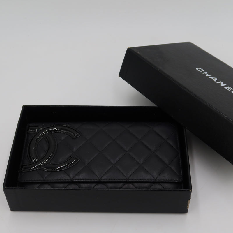 Chanel  portefeuille cambon recto-verso