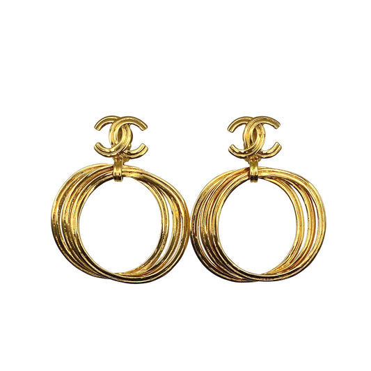 Chanel clips créoles XL