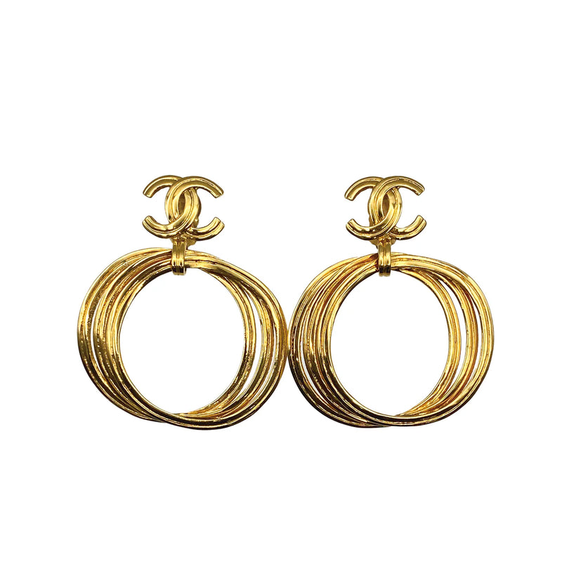 Chanel clips créoles XL