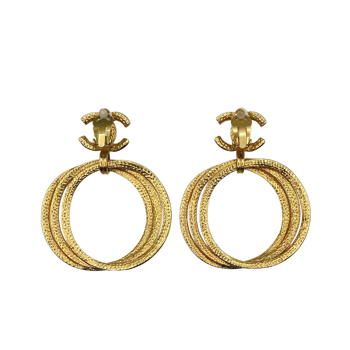 Chanel clips créoles XL