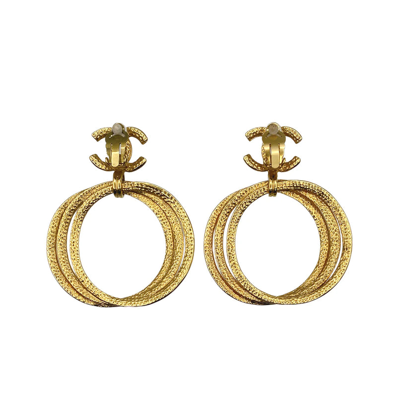 Chanel clips créoles XL