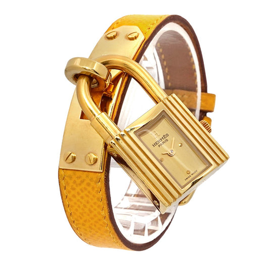 Hermès montre Kelly jaune