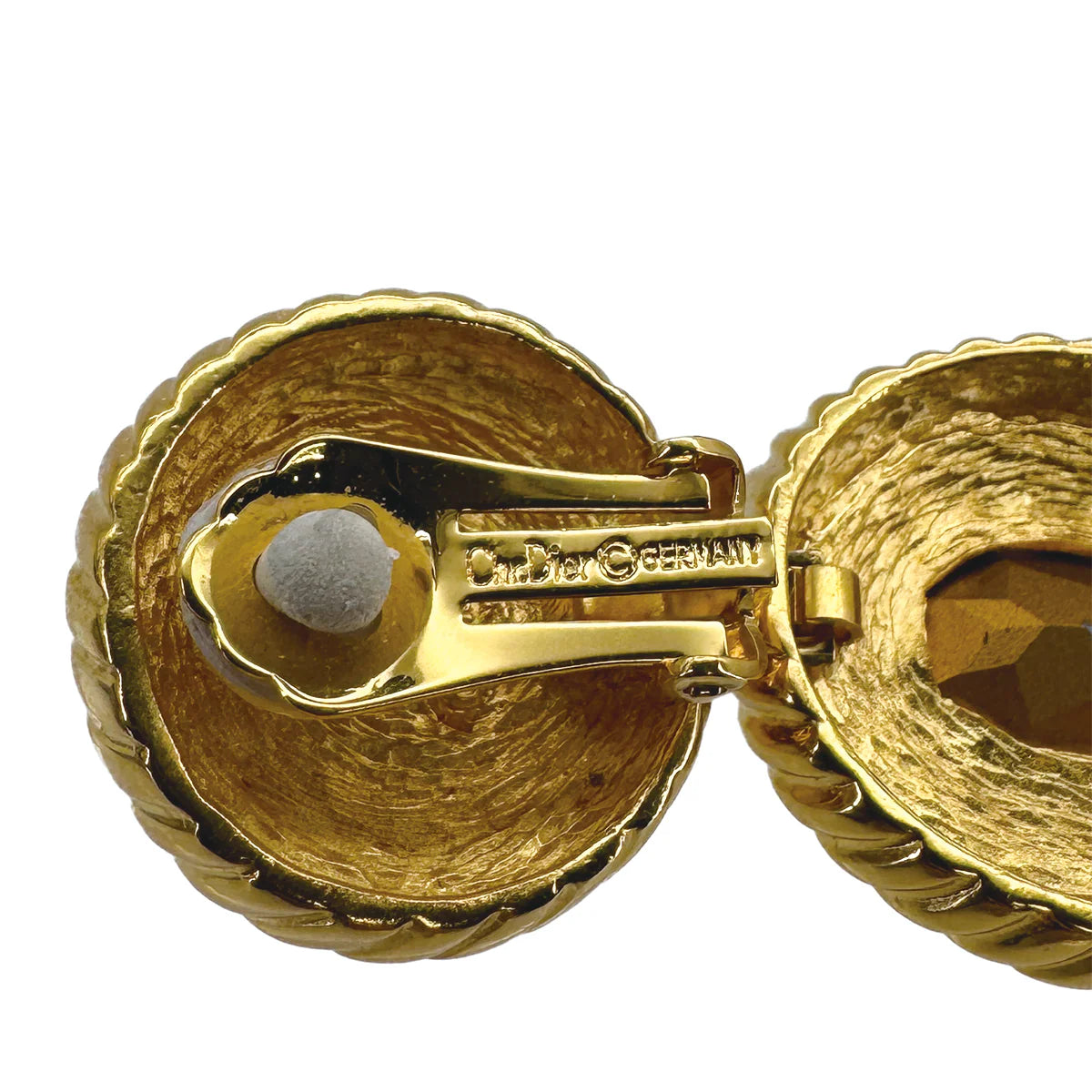 Dior clips vintage XL