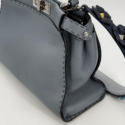 Fendi Peekaboo selleria gris MM