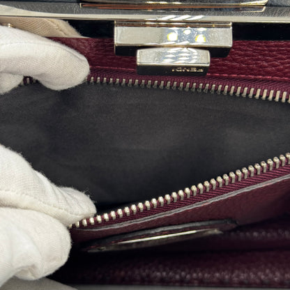 Fendi Peekaboo selleria gris MM