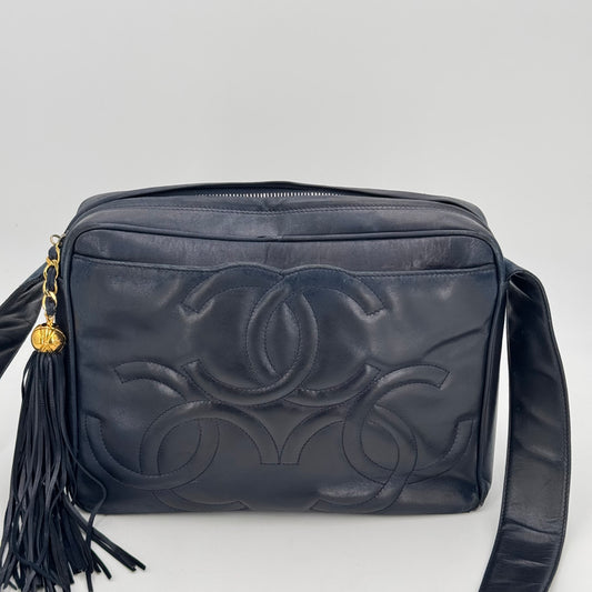 Chanel Camera Navy GM