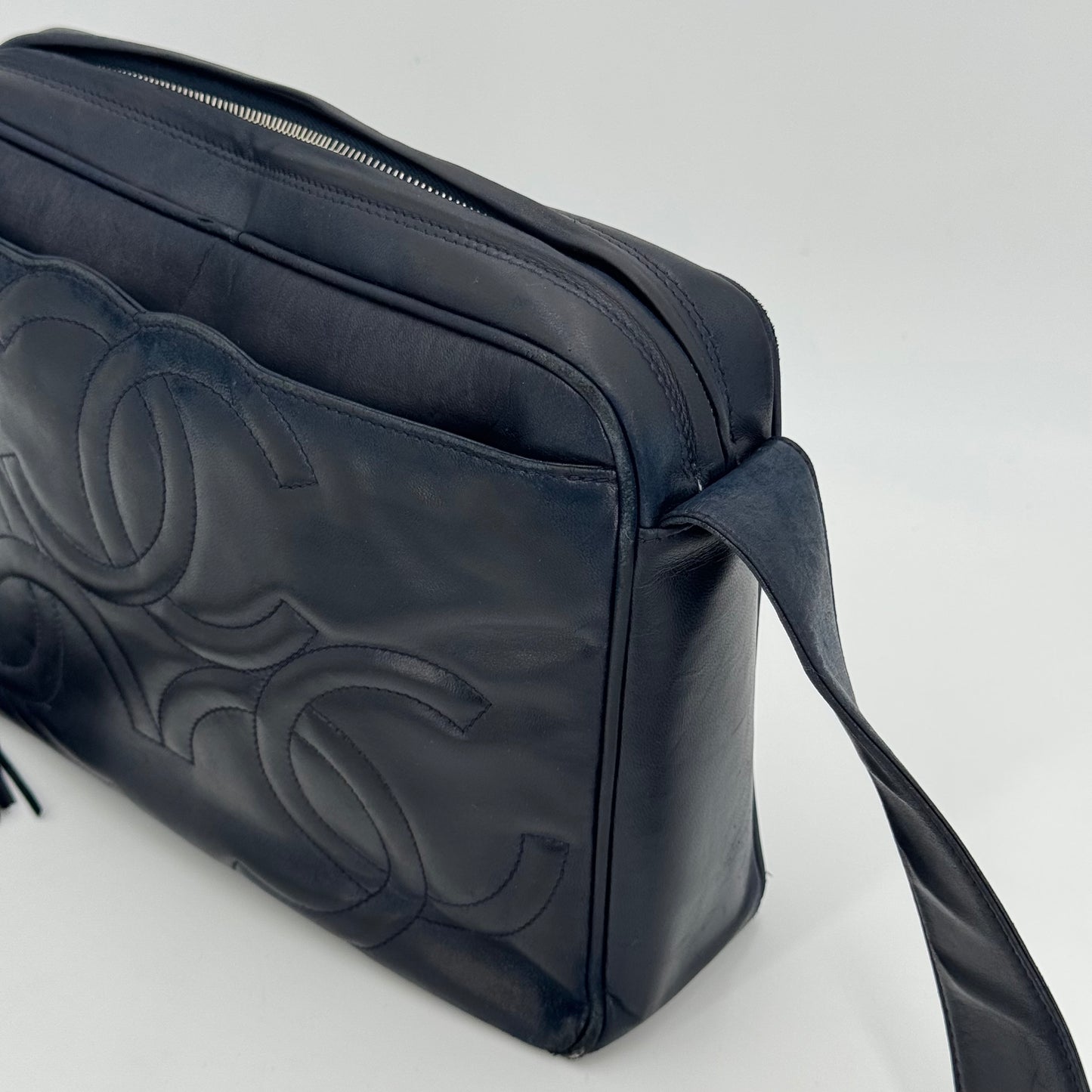 Chanel Camera Navy GM