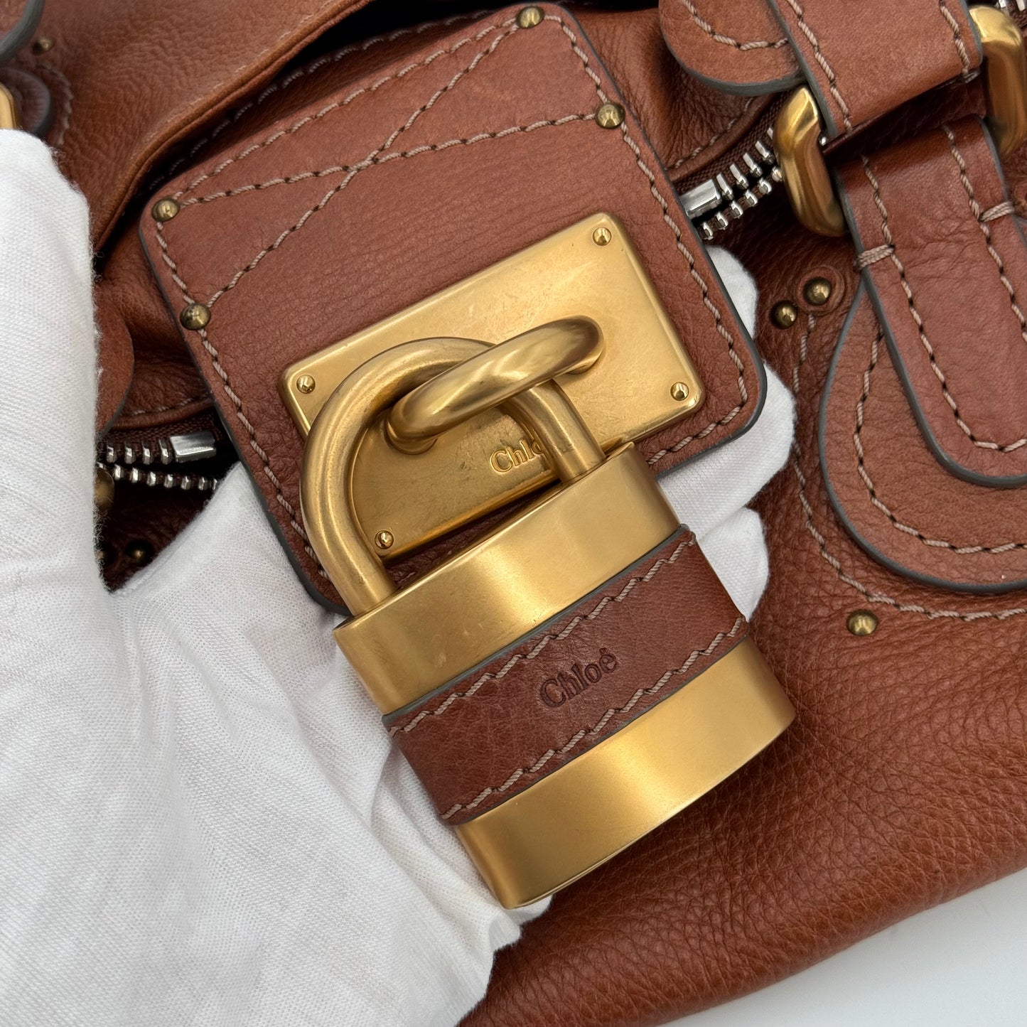 Chloé paddington cognac