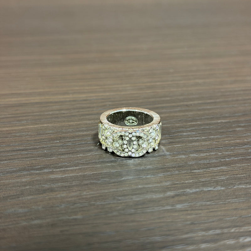 Chanel bague cristaux