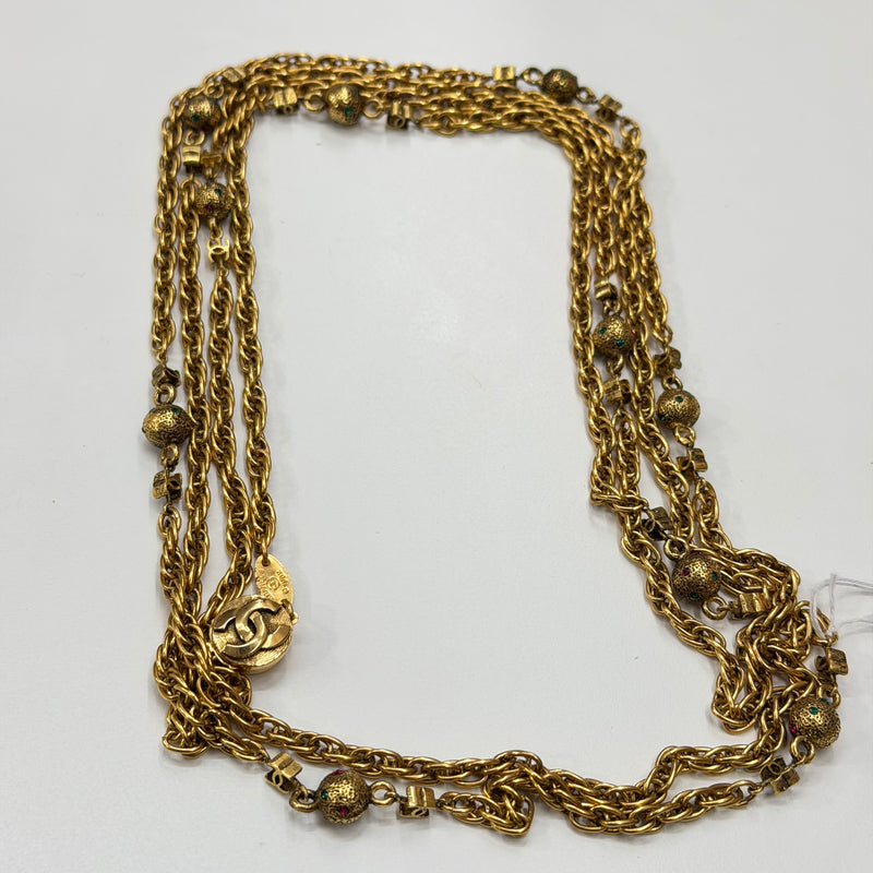 Chanel sautoir vintage 1982