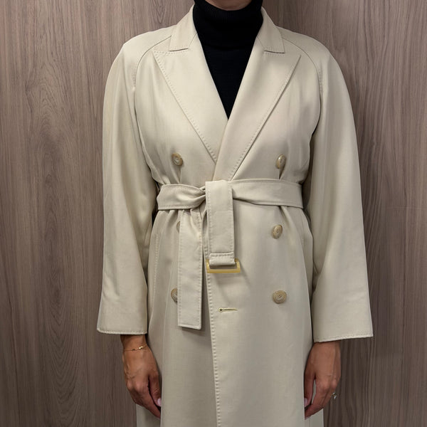 Max Mara Trench long beige  T34