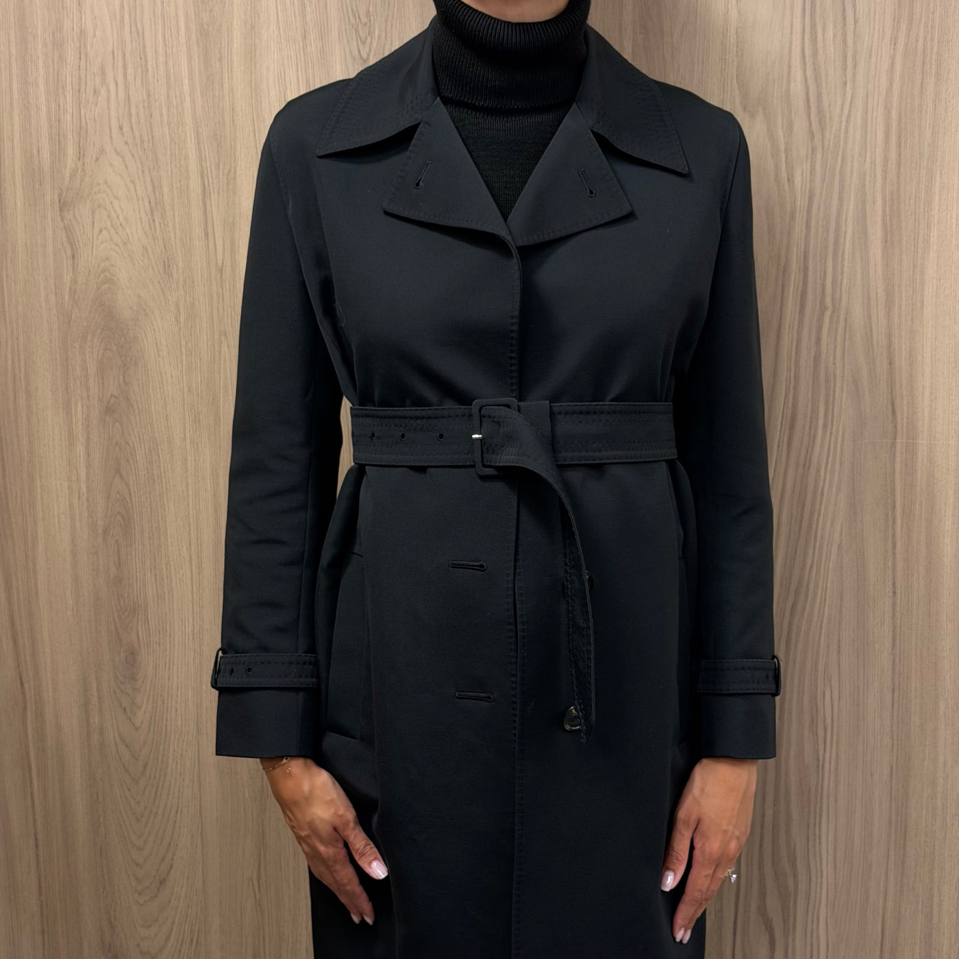Max Mara Trench noir T38