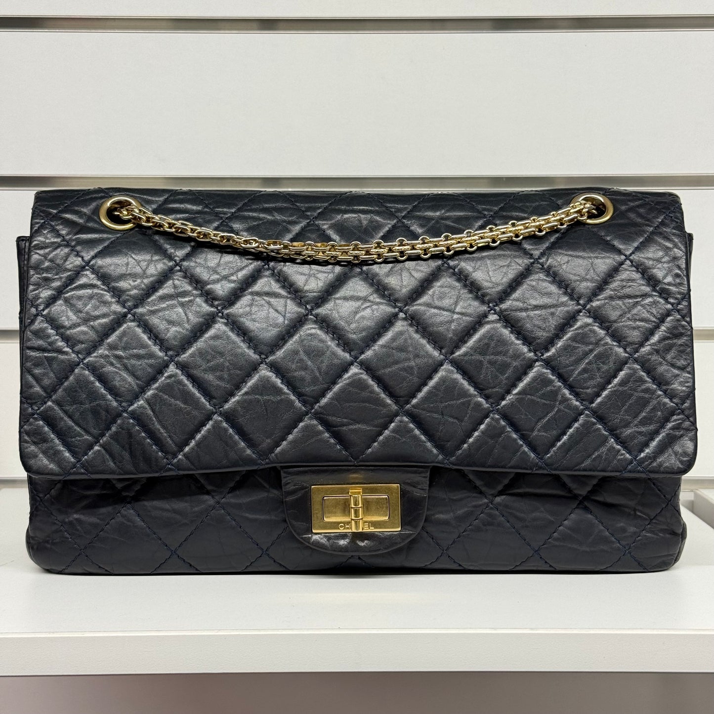 Chanel 2.55 navy