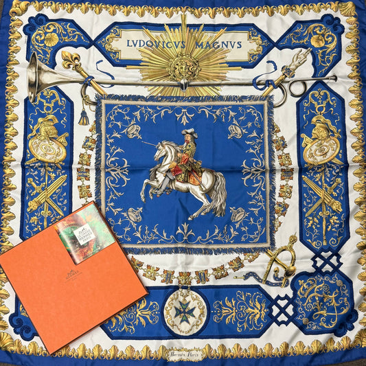 Hermès carré “ Ludovicus Magnus “
