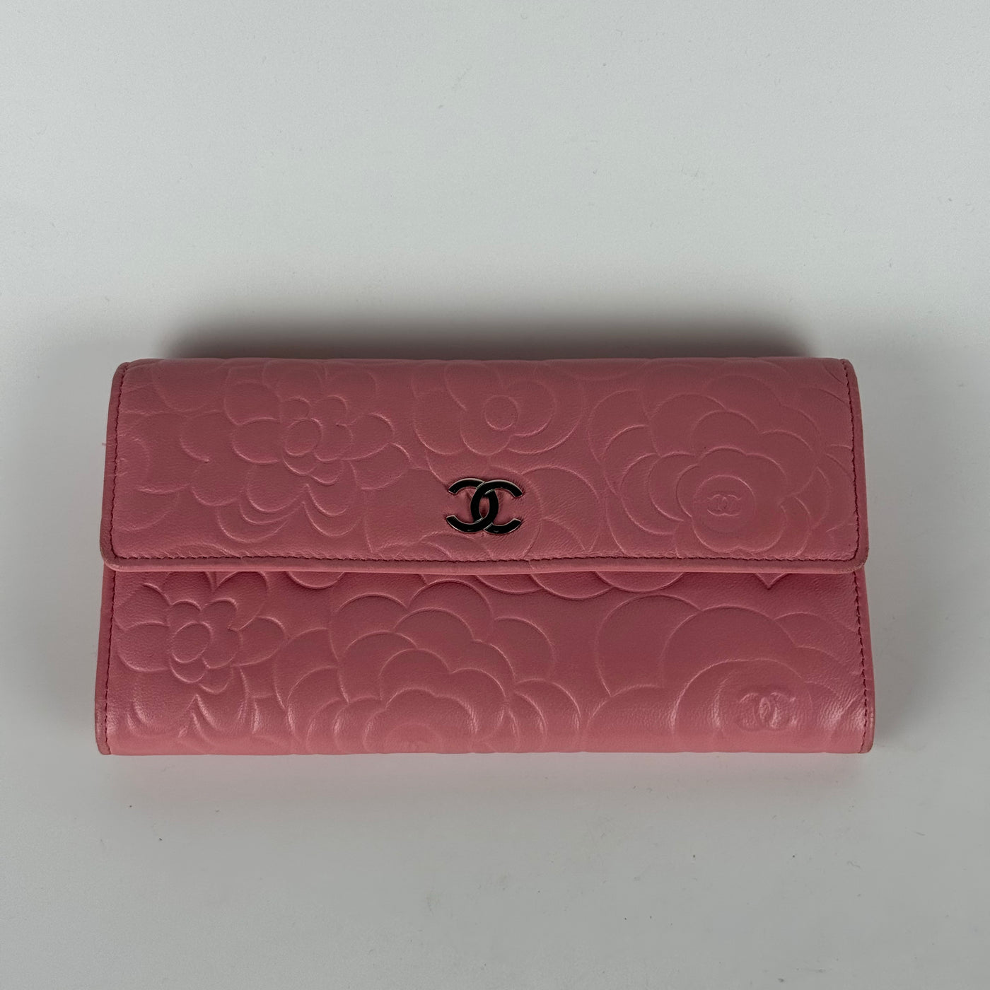 Chanel Portefeuille long camélia