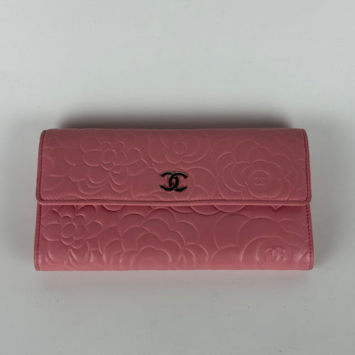 Chanel Portefeuille long camélia