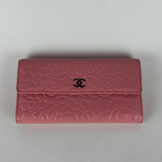 Chanel Portefeuille long camélia