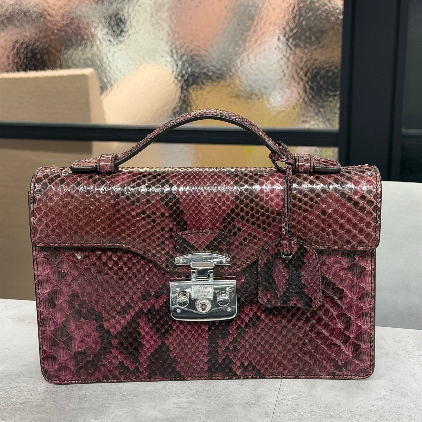 Gucci Lady Lock Python
