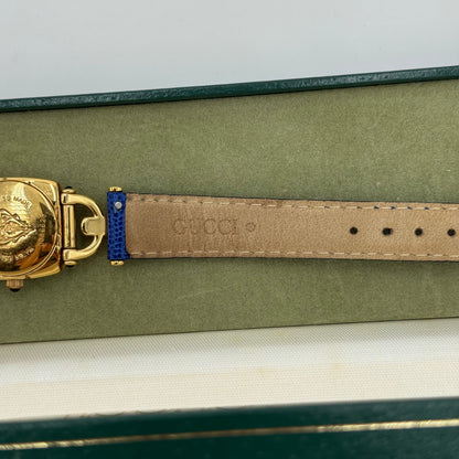 Gucci montre vintage bleue