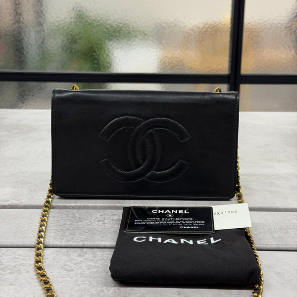 Chanel Wallet on Chain vintage noir Édition limitée