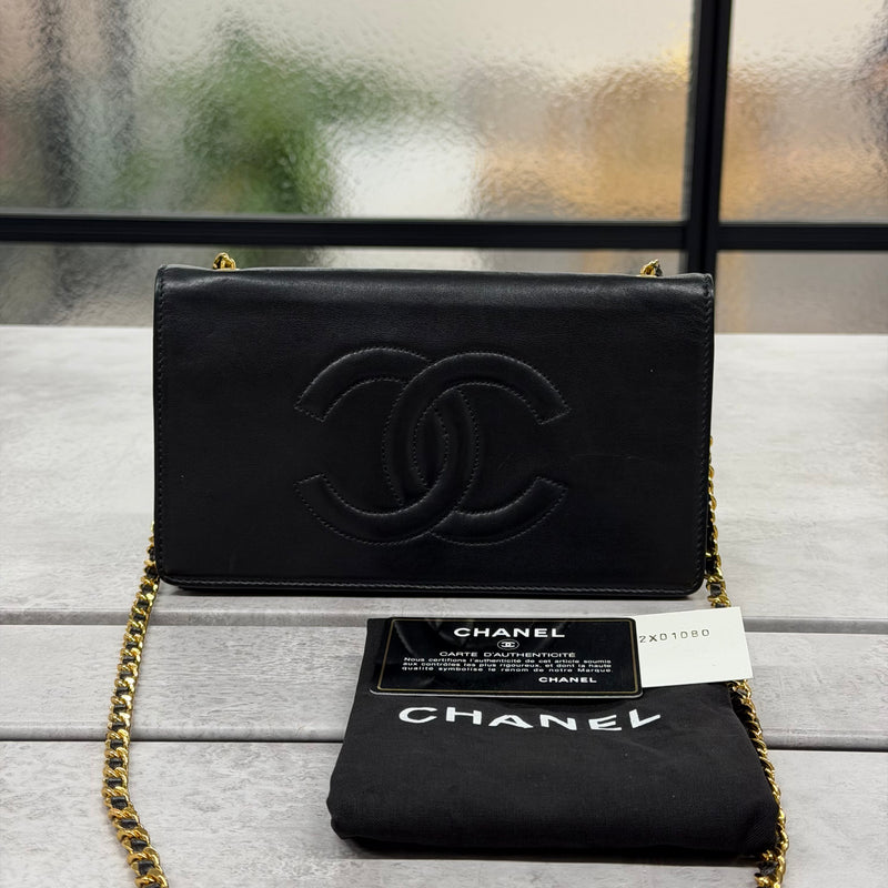 Chanel Wallet on Chain vintage noir Édition limitée