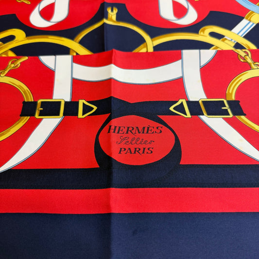 Hermès carré « Éperon d’or »