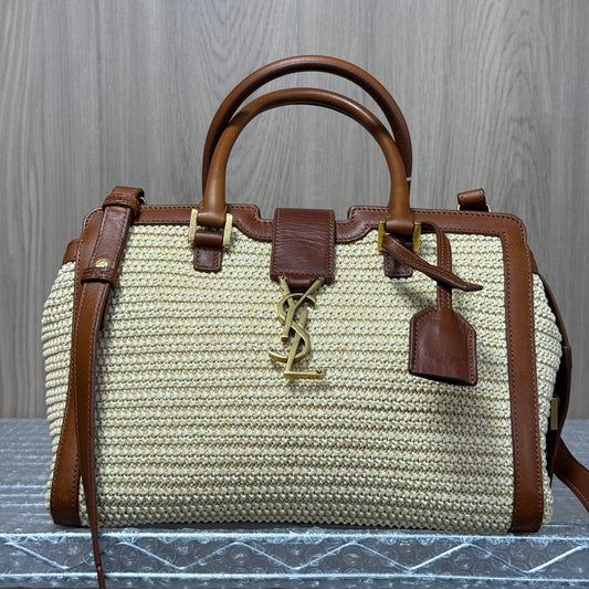 Saint Laurent downtown en raphia