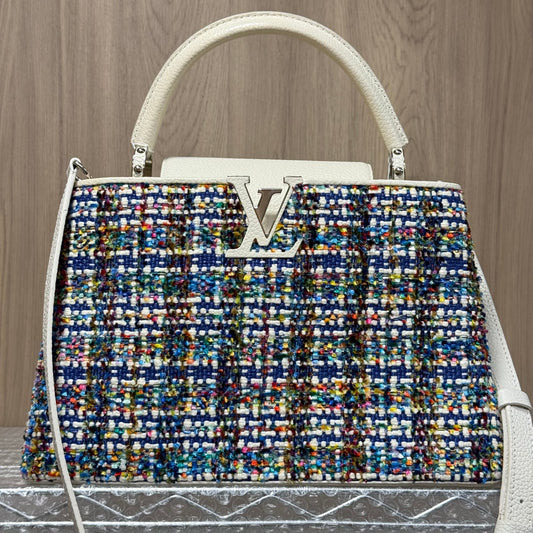 Louis Vuitton capucine tweed édition limitée