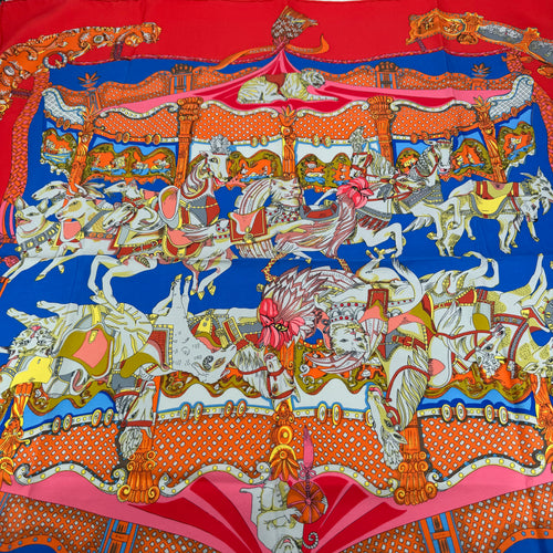 Hermès carré "Tournez manège"