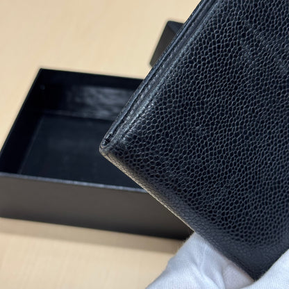 Chanel Portefeuille Long cuir grainé