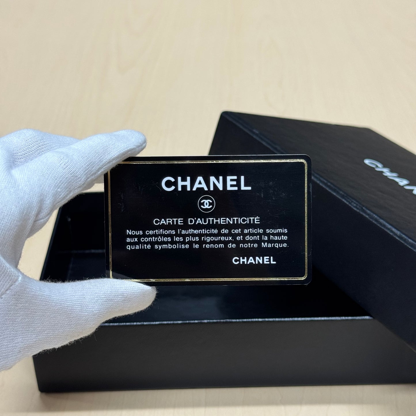 Chanel Portefeuille Long cuir grainé