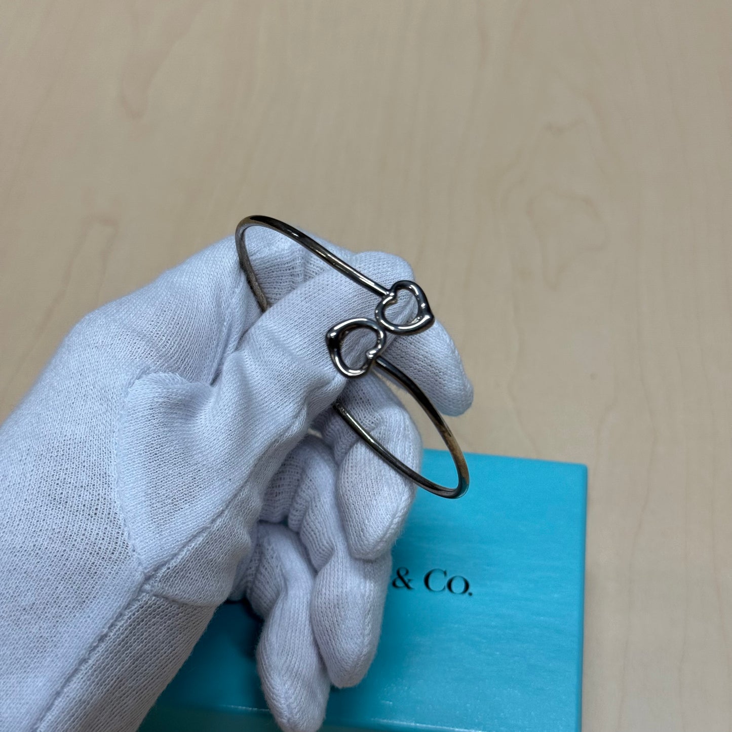 Tiffany & Co jonc open heart