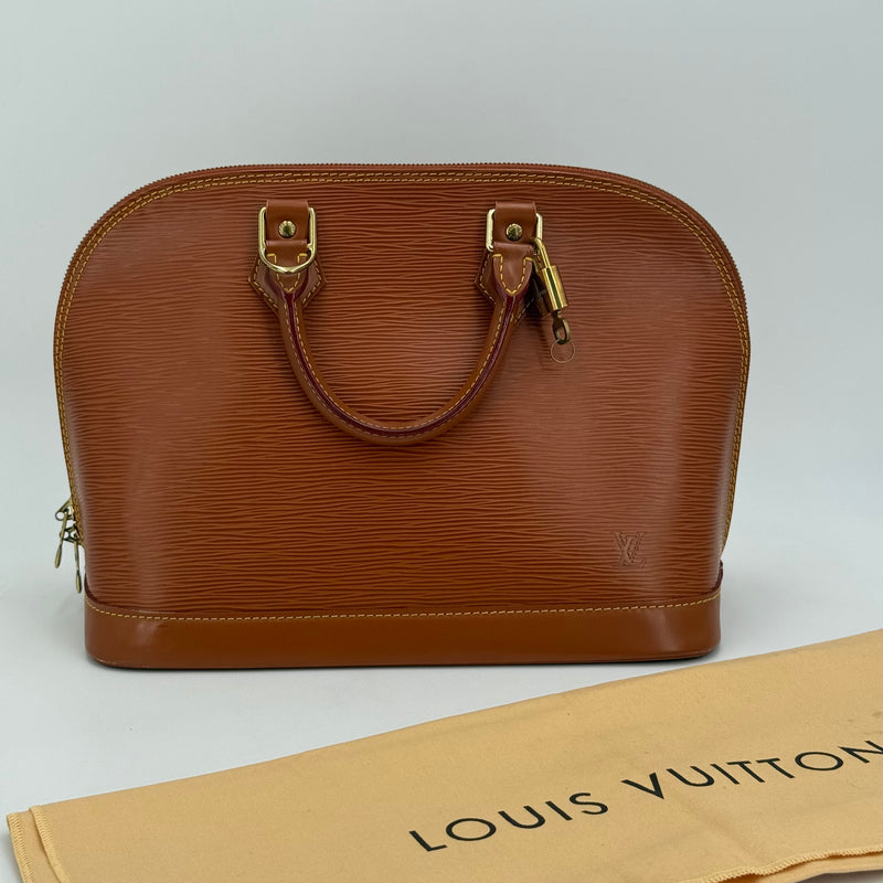 Louis Vuitton Alma épi gold