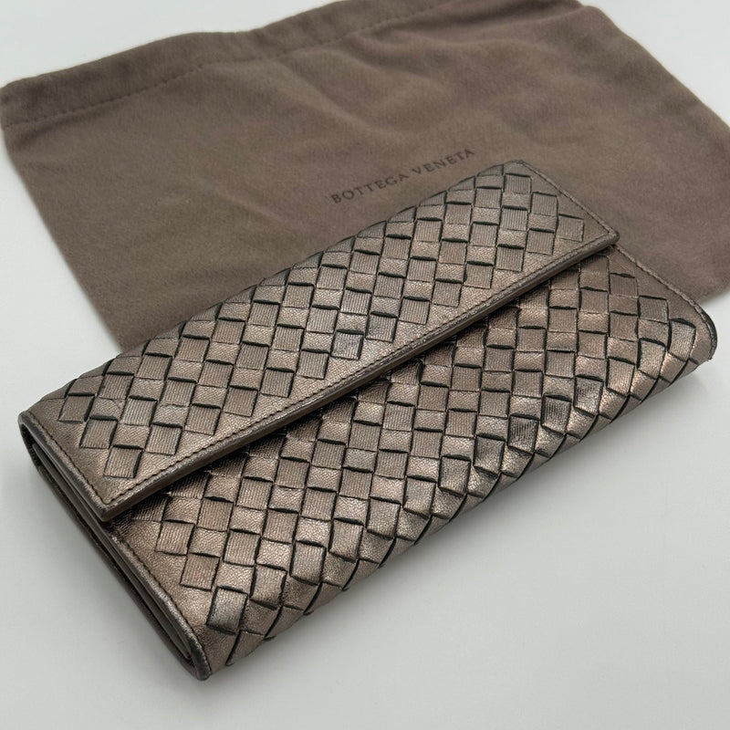 Bottega Veneta portefeuille à rabat