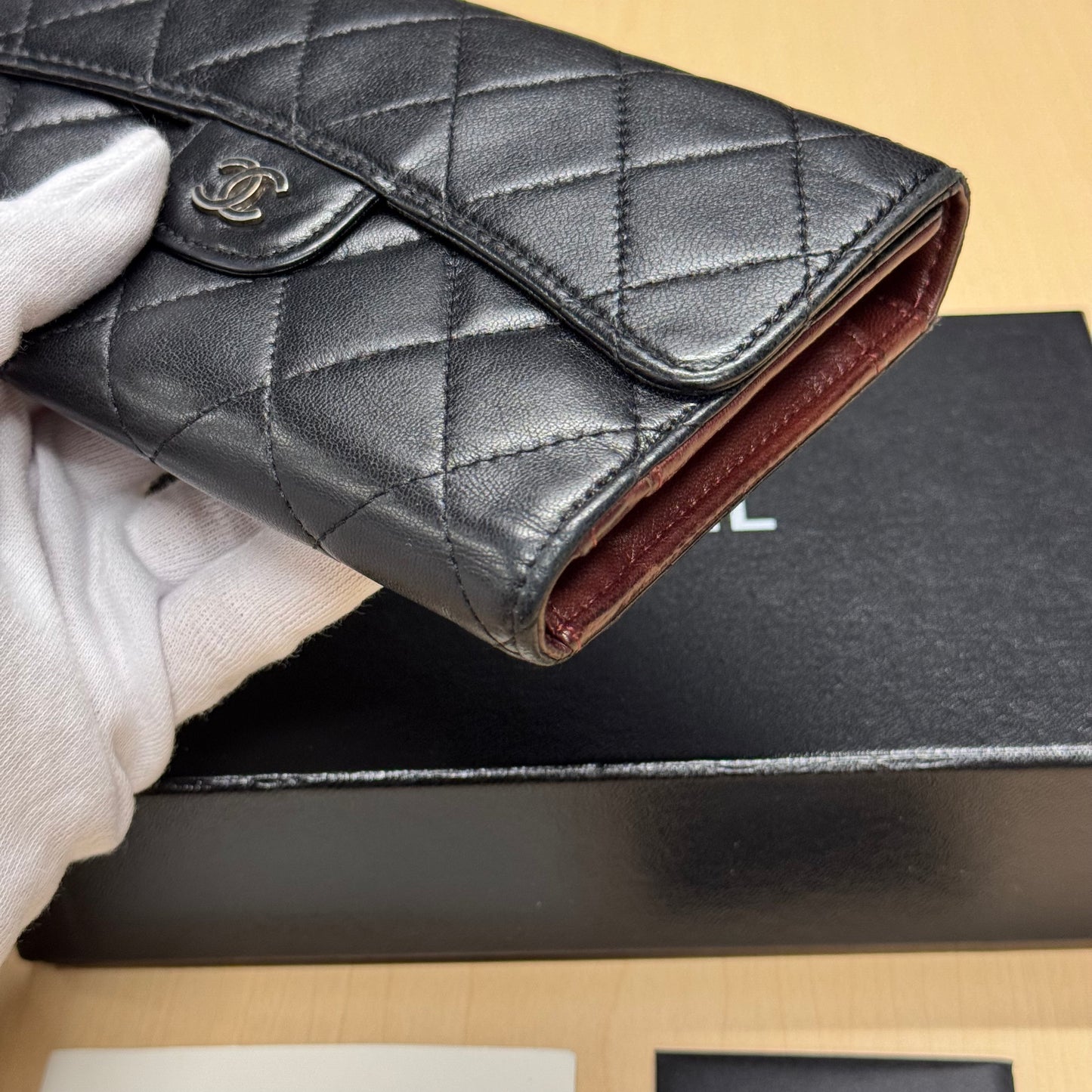 Chanel Portefeuille Long à rabat