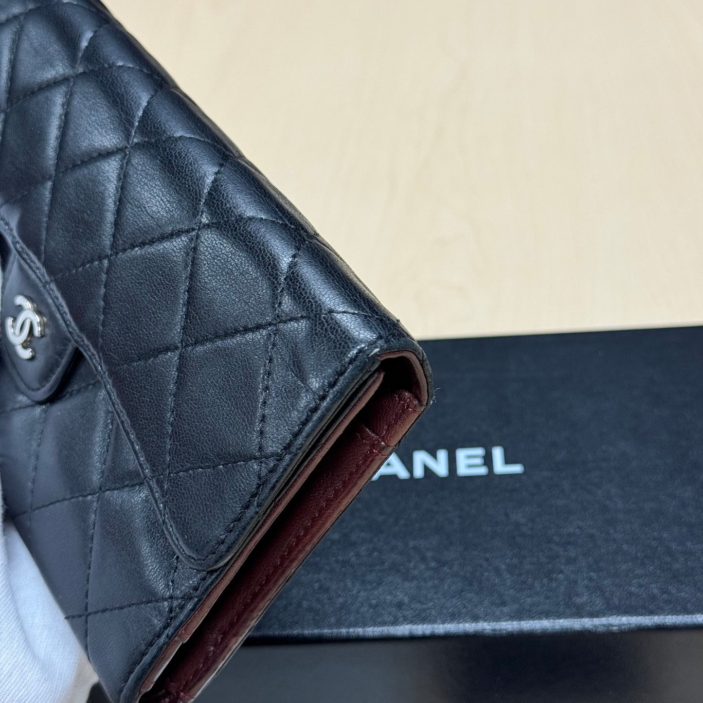 Chanel Portefeuille Long à rabat