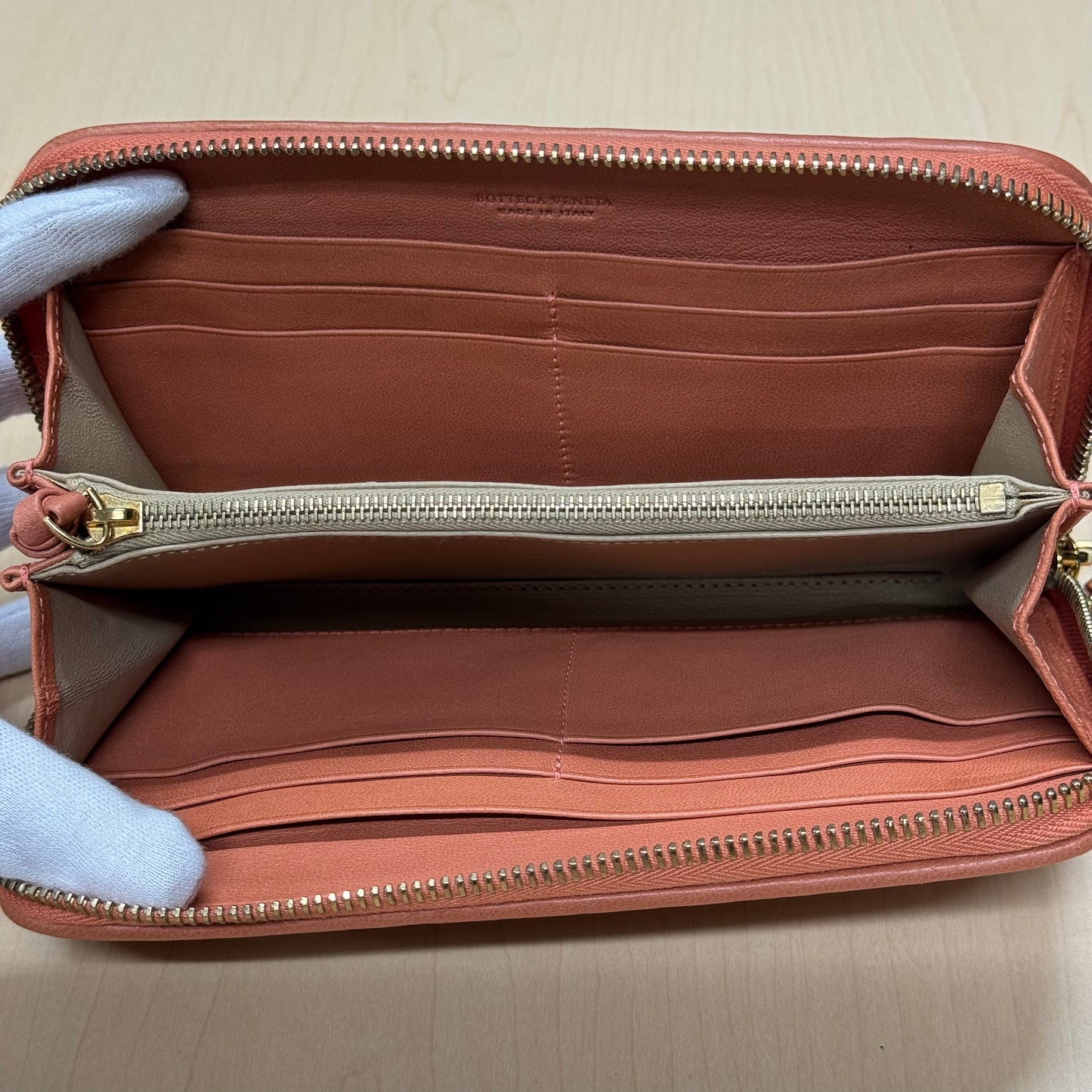 Bottega Veneta Portefeuille long