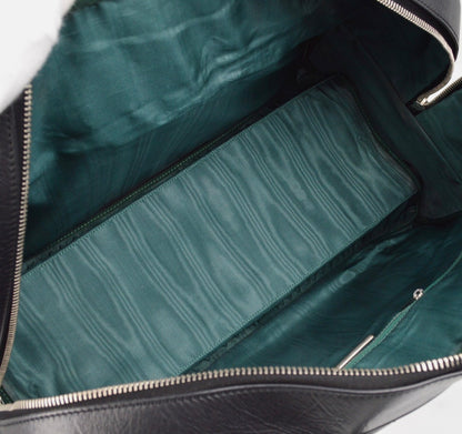 Chanel Black Calfskin Paris NY Carry-On Rolling Luggage
