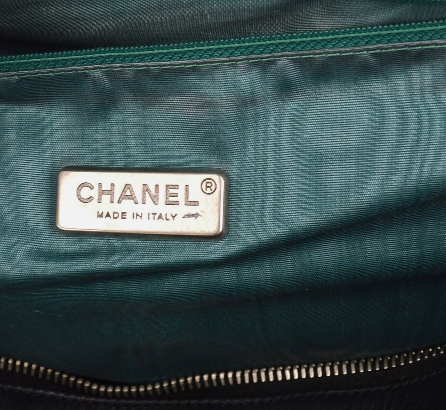 Chanel Black Calfskin Paris NY Carry-On Rolling Luggage
