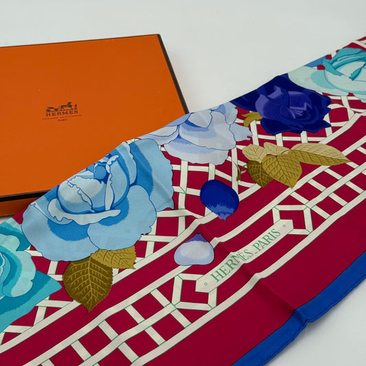 Hermès Carré "Roseraie"