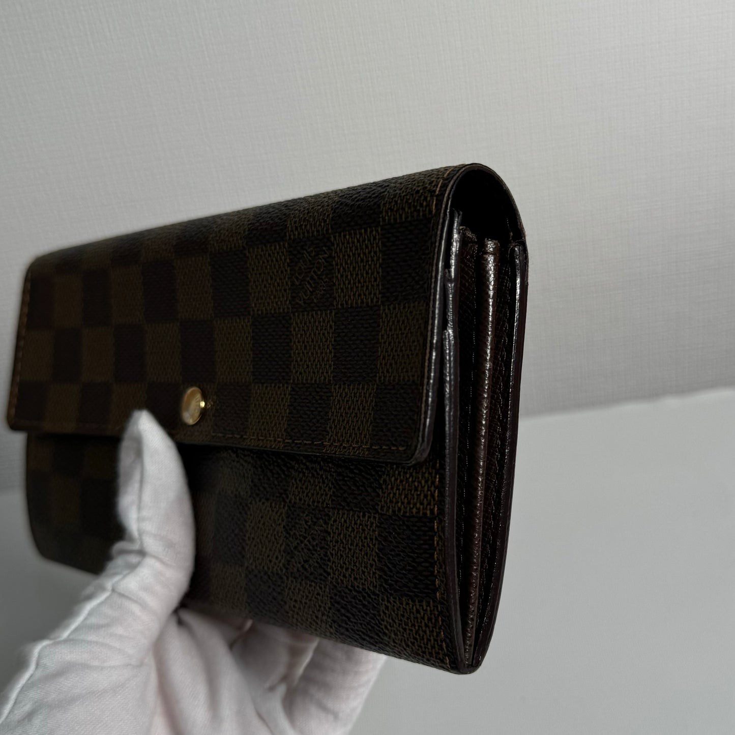 Portefeuille long Damier Louis Vuitton