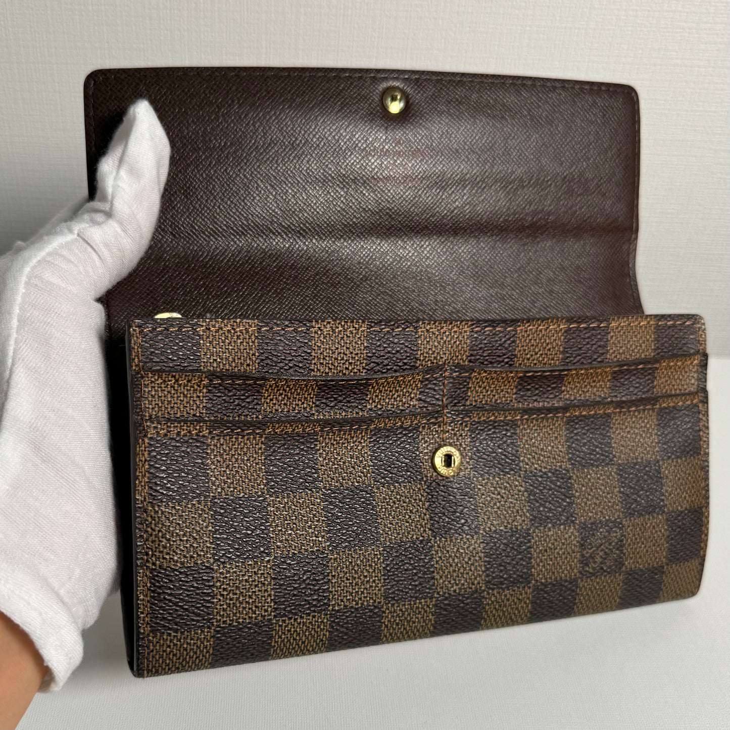 Portefeuille long Damier Louis Vuitton