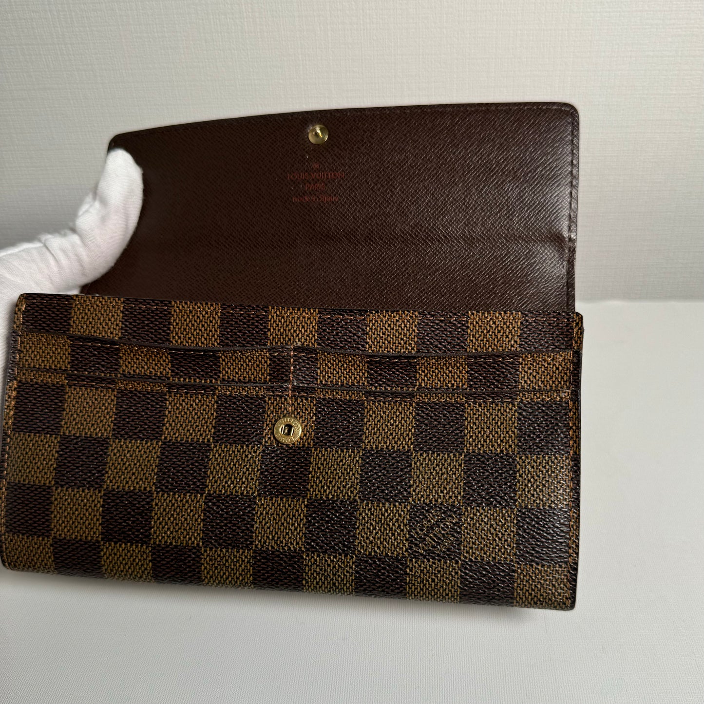 Portefeuille long Damier Louis Vuitton