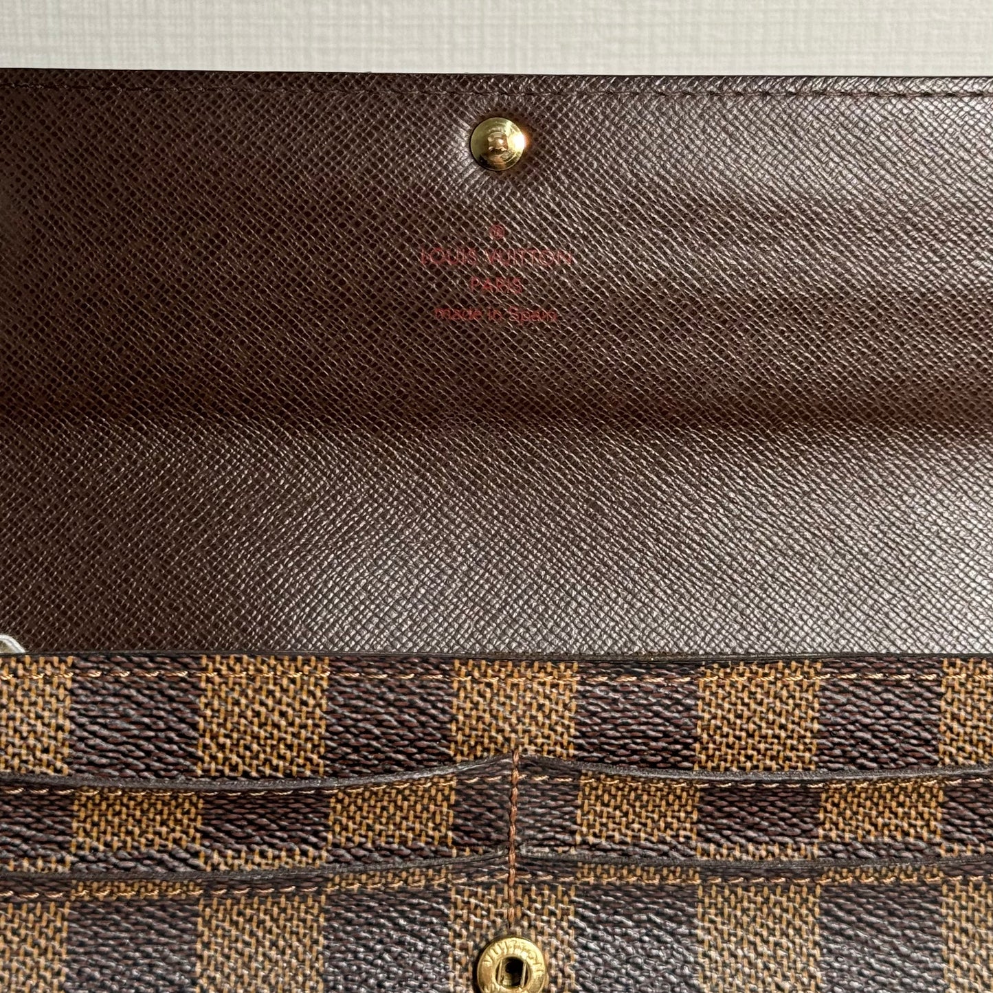 Portefeuille long Damier Louis Vuitton