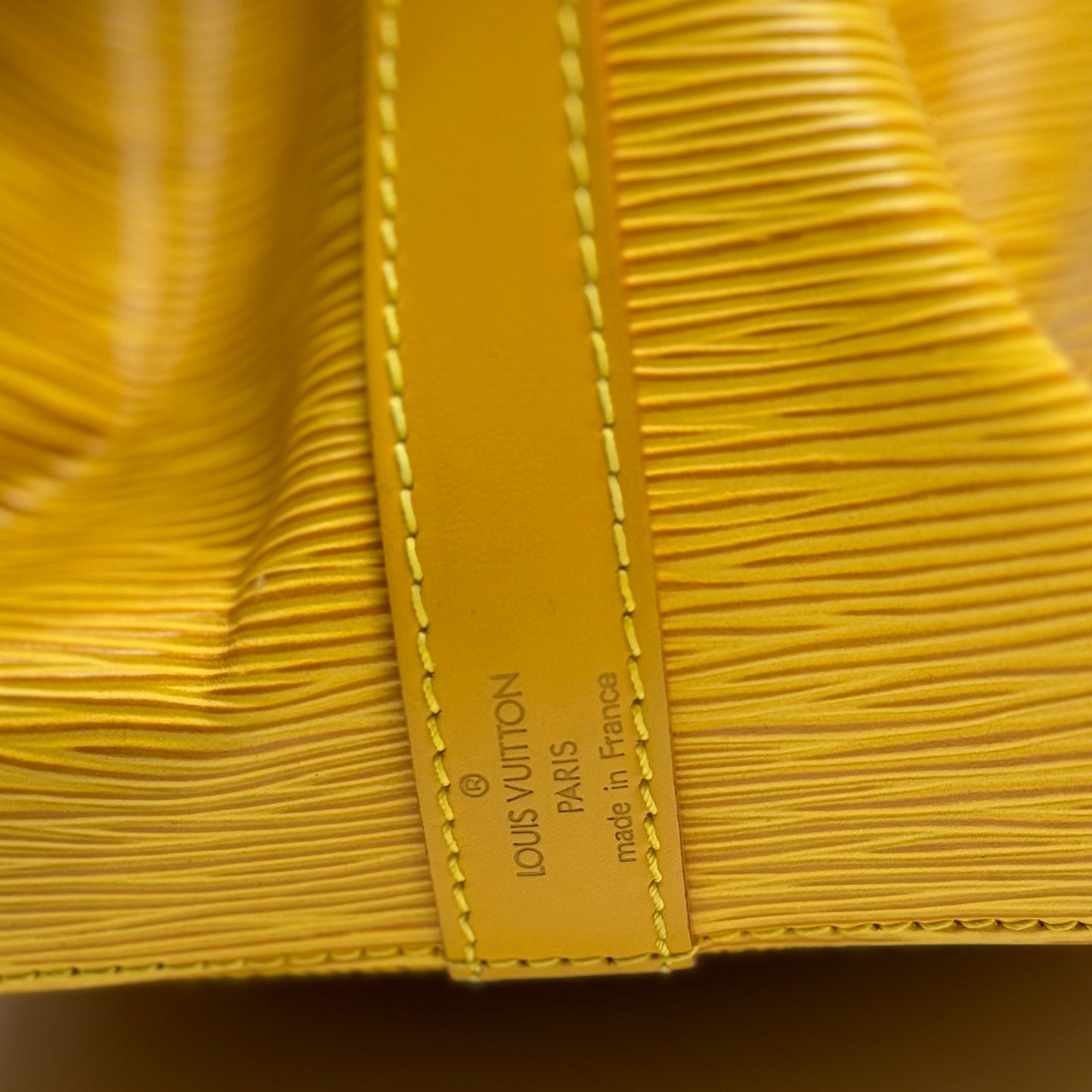 Sac Noé Épi Jaune Louis Vuitton