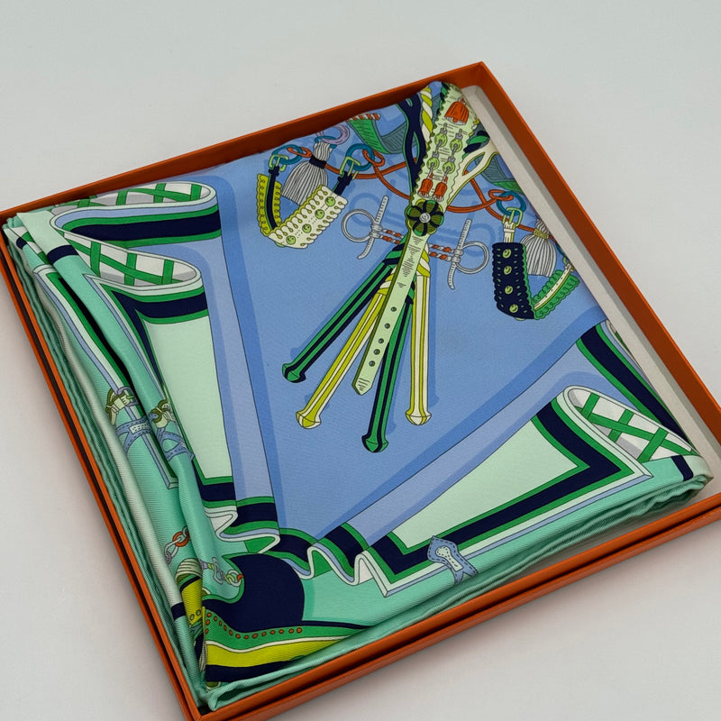 Hermès Carré « Bouquets sellier »