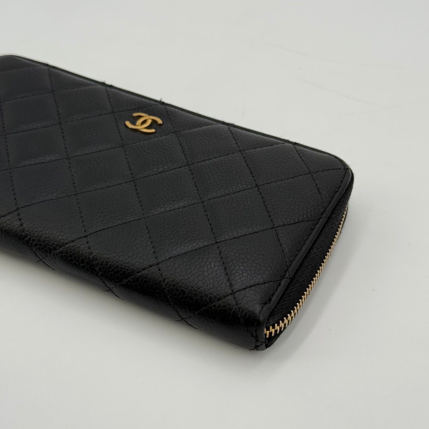 Chanel Portefeuille long zippé